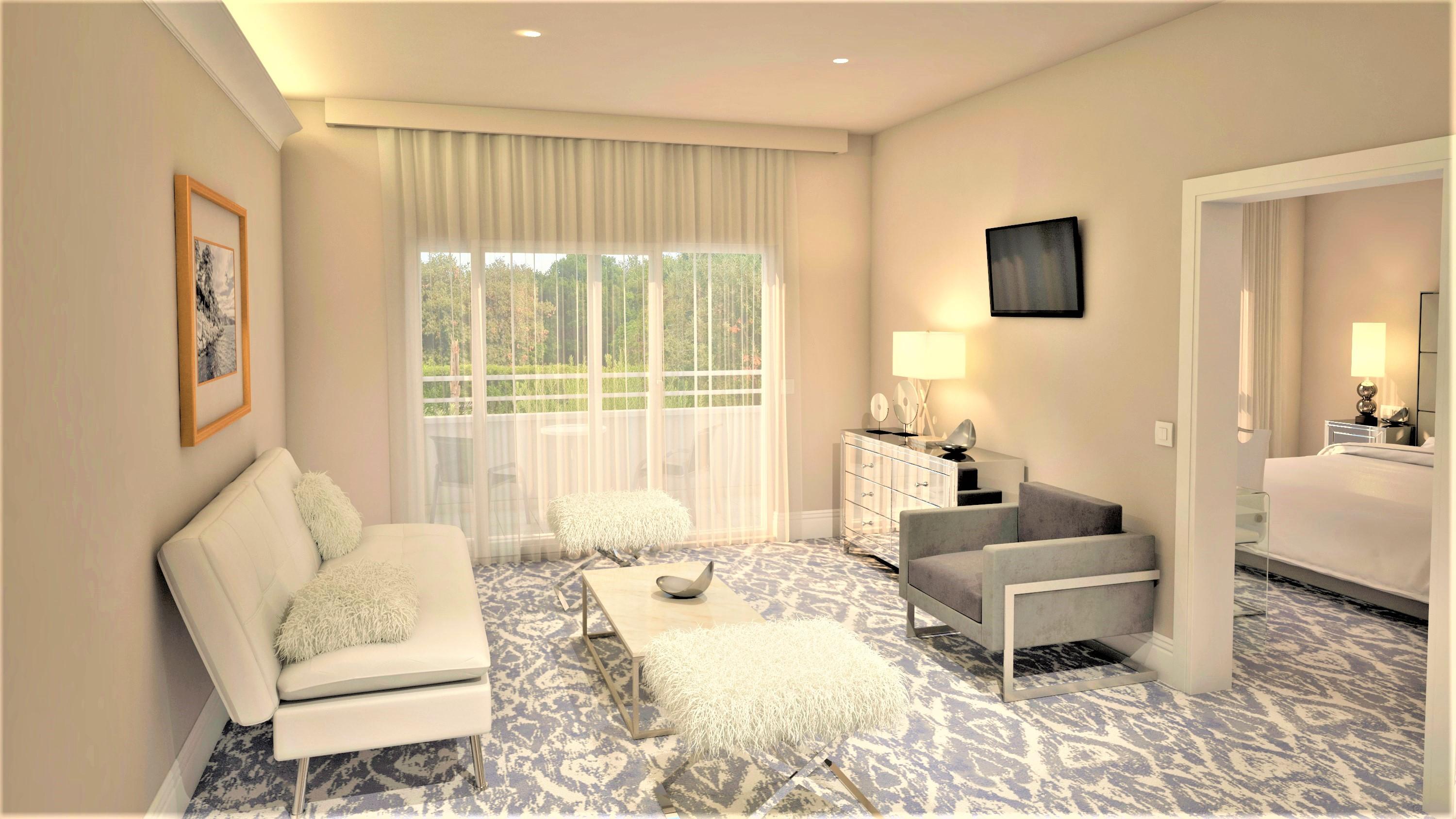 Royal Palm Hotel Dubrovnik Exterior photo A 3D rendering of a living room