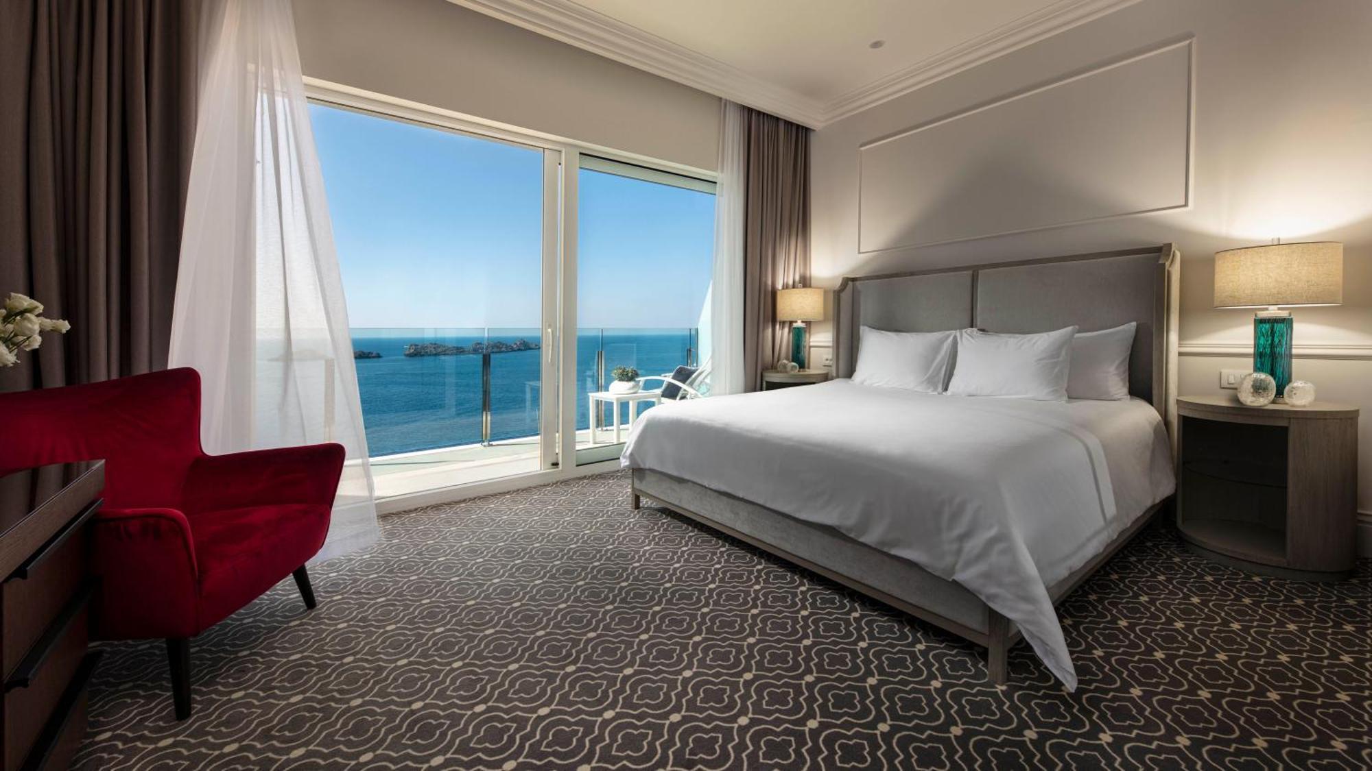 Royal Palm Hotel Dubrovnik Exterior photo Deluxe Sea View Room